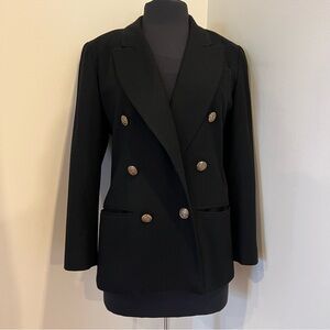 Vintage Stephanie Andrew’s Black Double-Breasted Women's Blazer